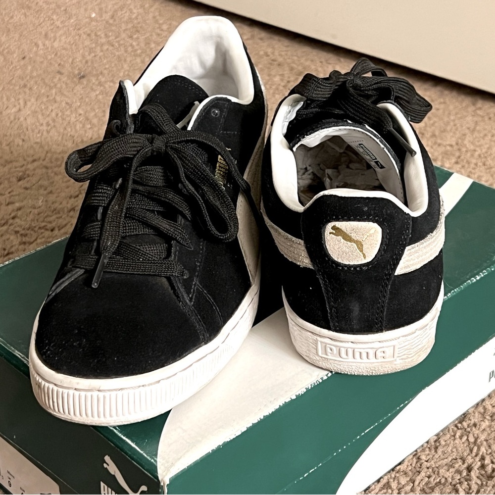 PUMA Suede Classic XXI Sneakers, Black/White